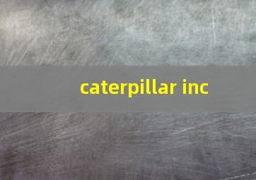 caterpillar inc